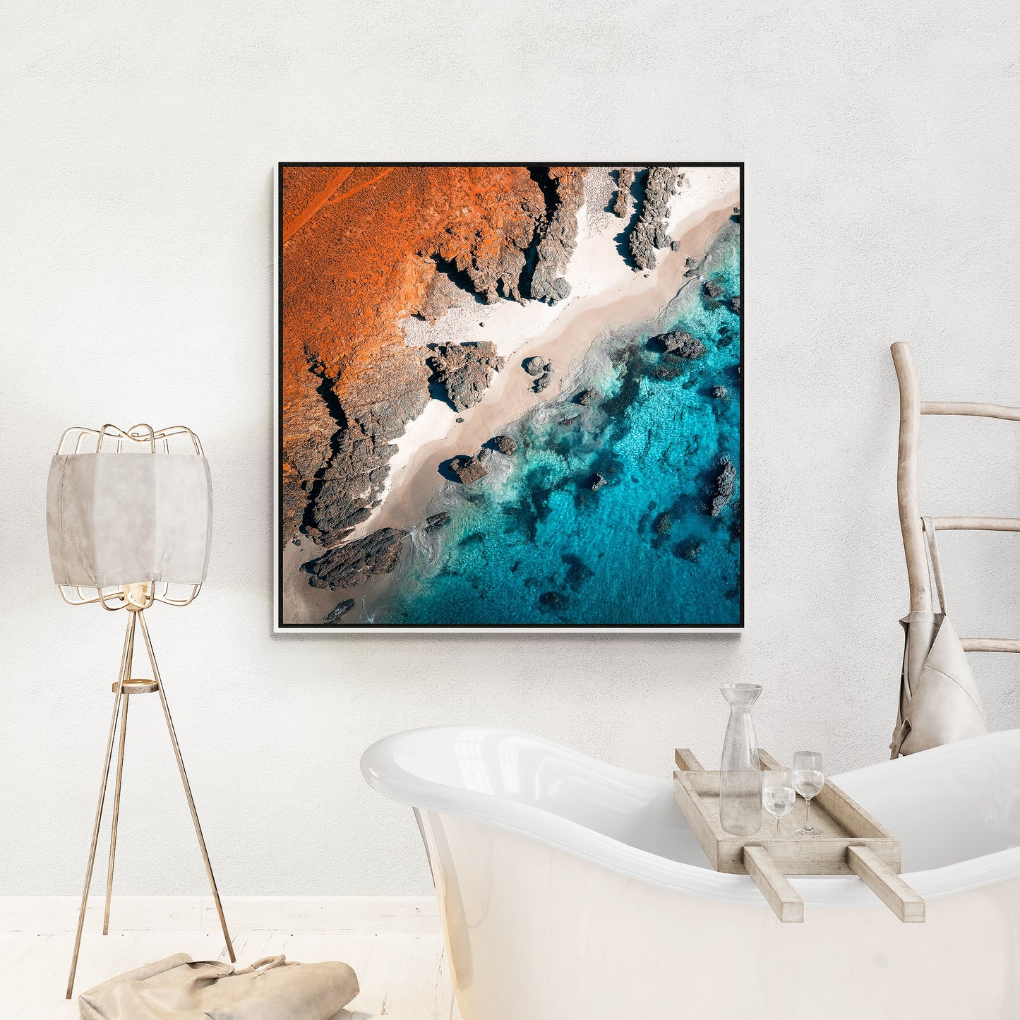 Orange Teal - Fresh Air Series