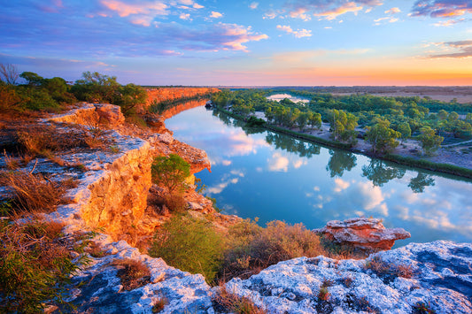 The Murray River at Big Bend, South Australia